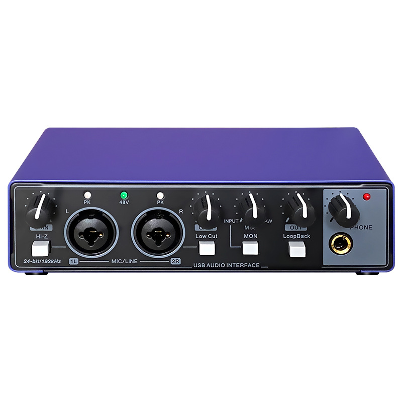 Audio Music Production - MD22 USB Audio Interface with Loopback