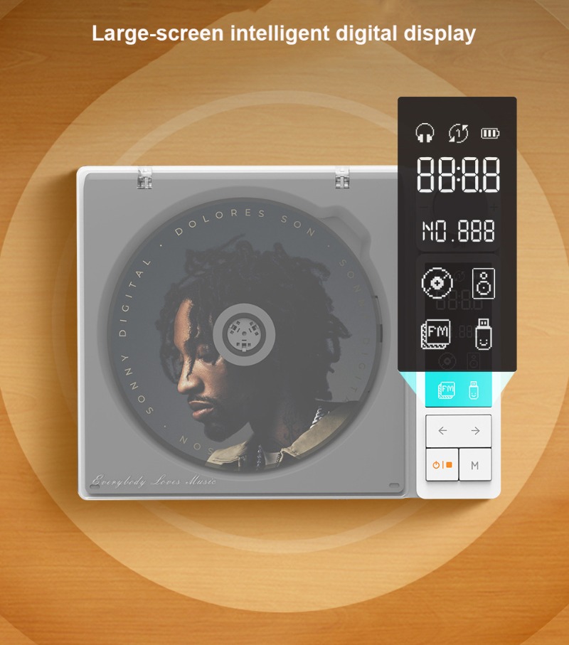 Multifunctional Album CD Playe - Amazon Music Audio Quality review and price