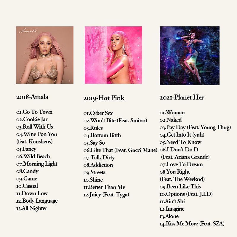 Doja Cat 6CD Music Album Colle - Audio Music New review and price