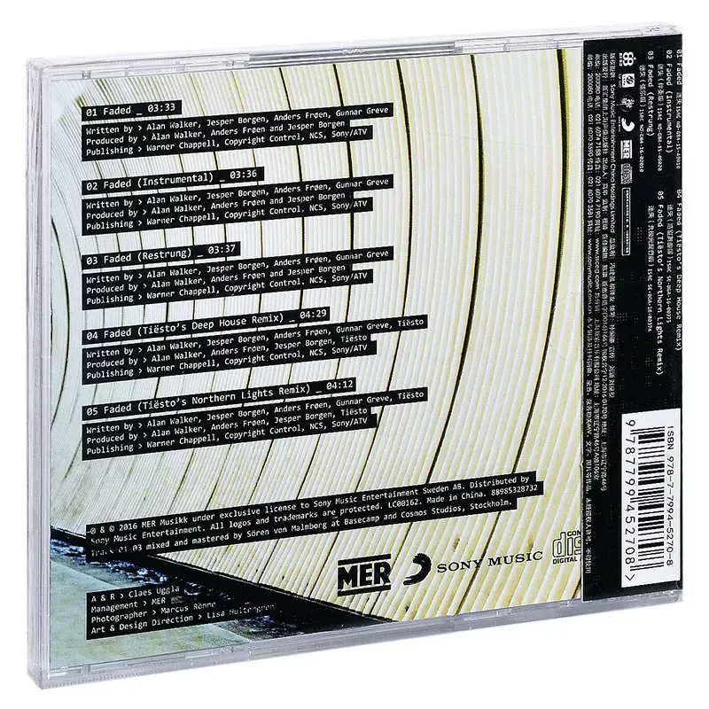 for Alan Walker Lost CD Album  - Audio To Music review and price
