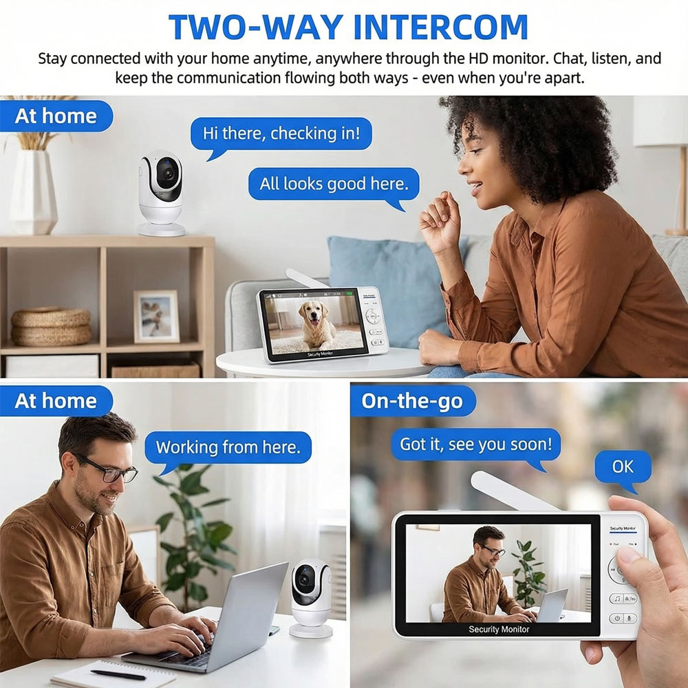 7-Inch 1080P Baby Monitor with - Audio Detect Music review and price