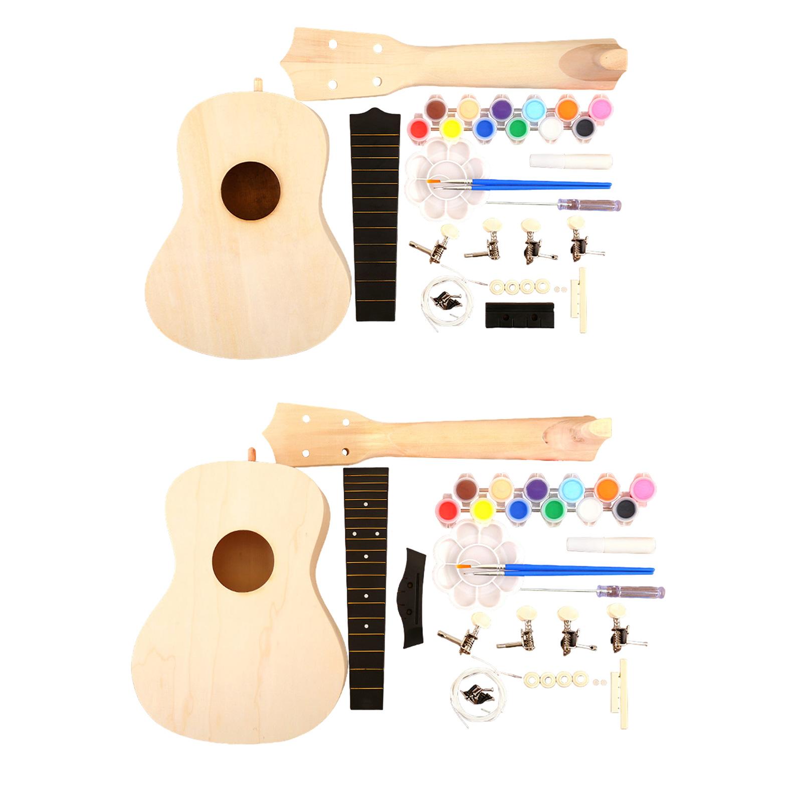 Ukulele DIY Kits Handwork Craf - Ukulele Beginner Kit review and price