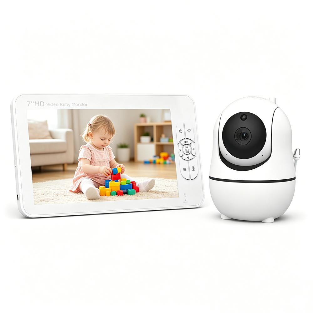 7 Inch Split-Screen Baby Monit - Audio Detect Music review and price