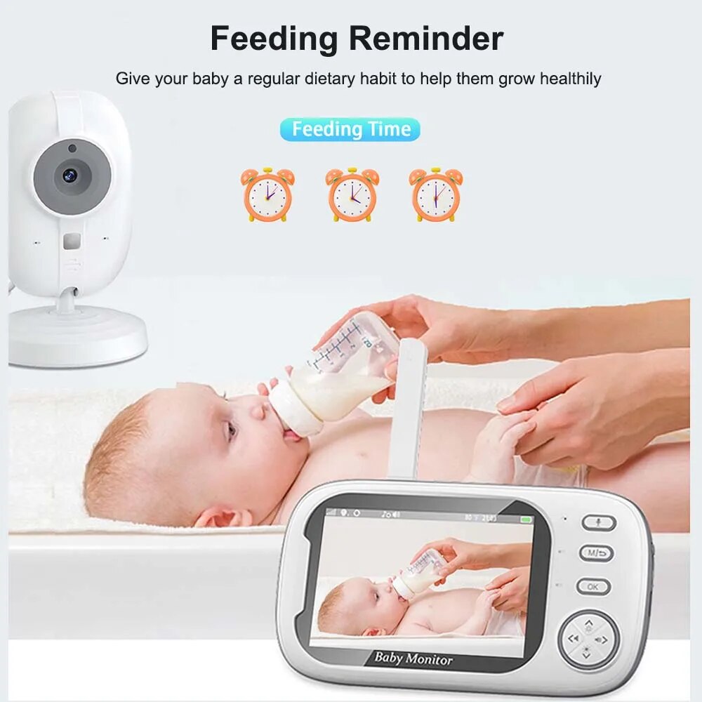 3.5'' Video Baby Monitor 2.4G  - Audio Detect Music review and price