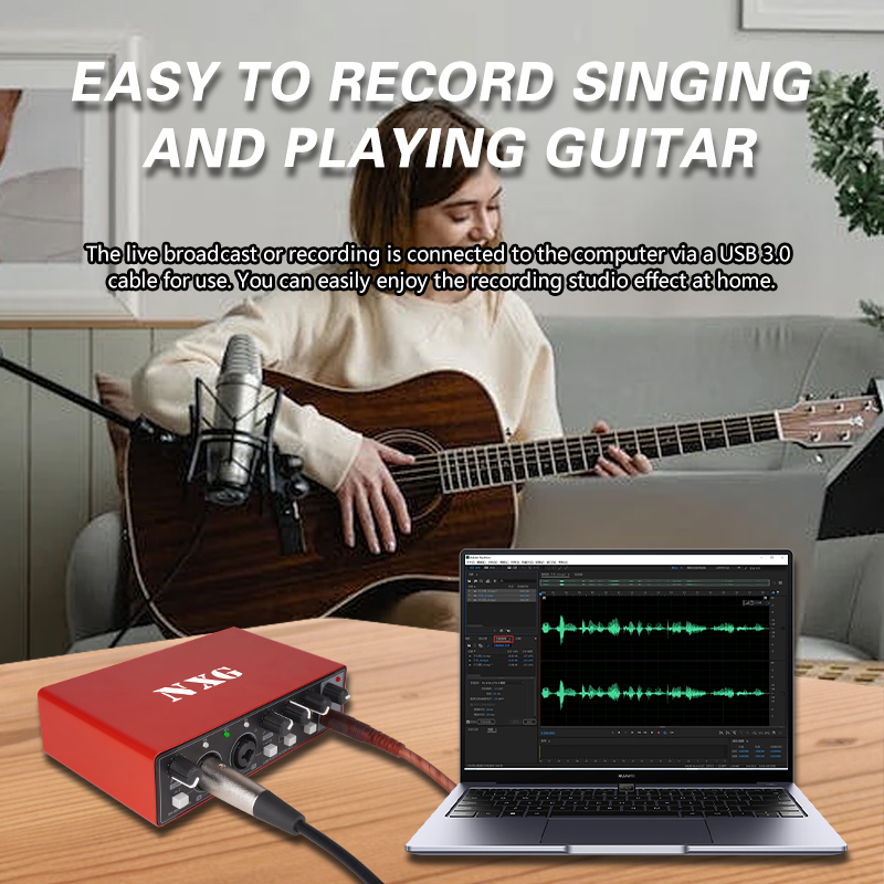 YAMNWEO MD21 Red USB Audio Int - Audio Music Production review and price