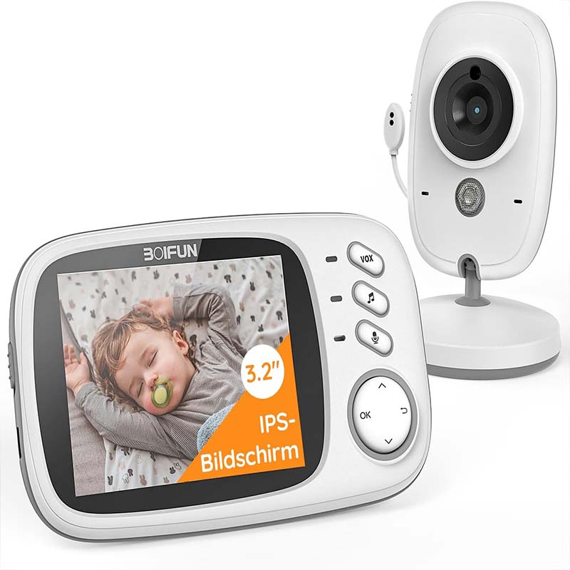 Boifun 3.2 Inch Digital LCD Sc - Audio Detect Music review and price