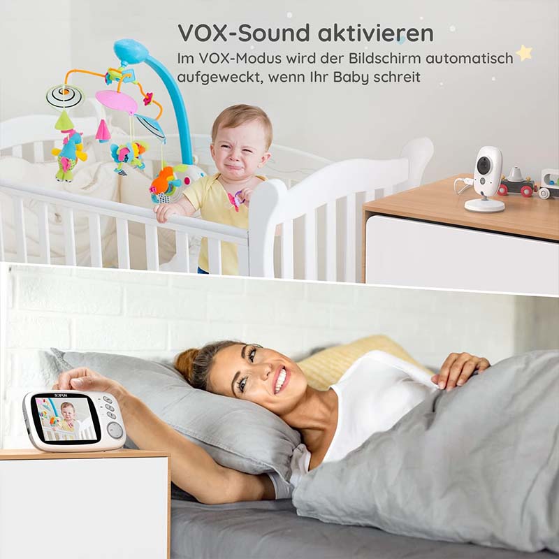 Boifun 3.2 Inch Digital LCD Sc - Audio Detect Music review and price