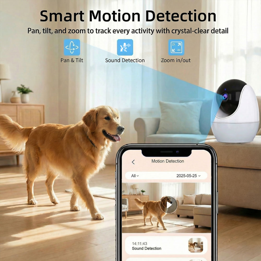 Smart Baby Monitor with Night  - Audio Detect Music review and price