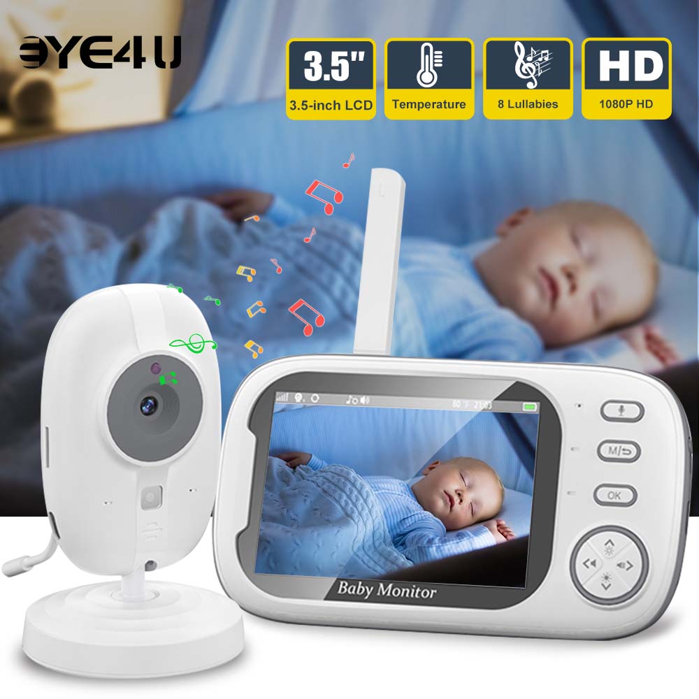 3.5'' Video Baby Monitor 2.4G  - Audio Detect Music review and price