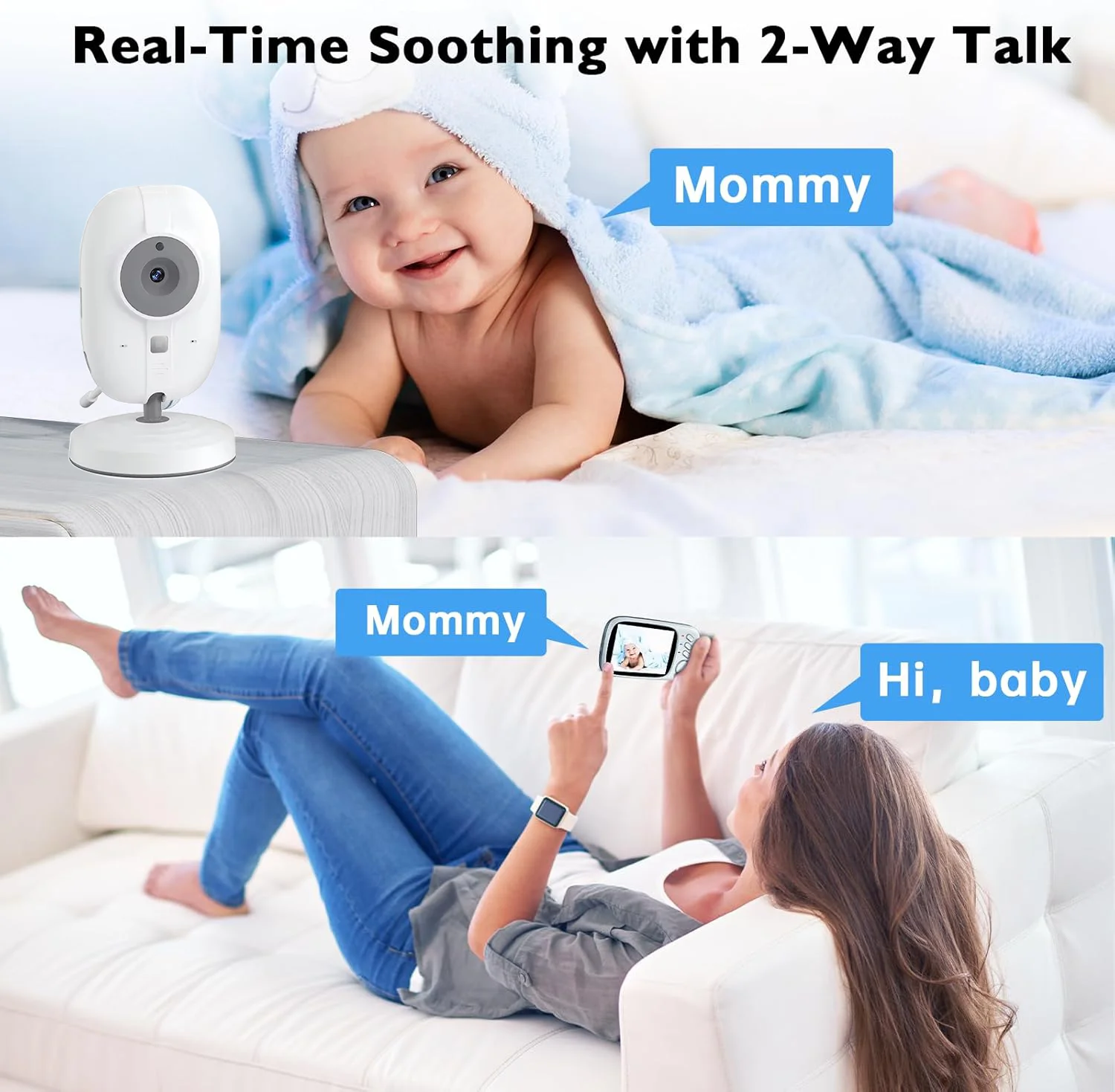 Video Baby Monitor 2.4G Mother - Audio Detect Music review and price